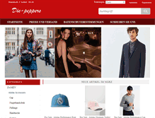 Tablet Screenshot of die-peppers.de